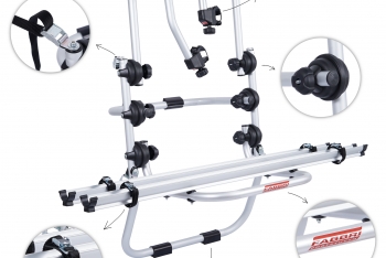 New! Bike carriers on a trunk lid BICI OK 2/3 and BICI OK VAN 2/3
