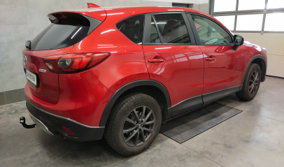 Mazda CX5 KE SUV 04.2012-2017 - montaż haka holowniczego i wiązki elektrycznej (Słupsk / Kobylnica)