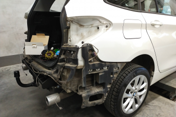 BMW Seria 2 F46 Gran Tourer 2015-2022 - montaż haka holowniczego i wiązki elektrycznej (Słupsk / Kobylnica)