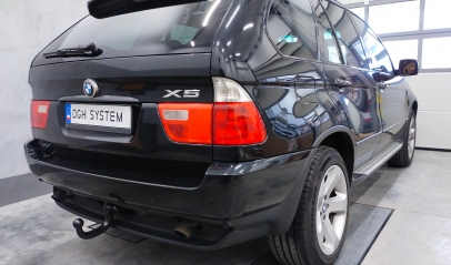BMW X5 (E53) - montaż haka holowniczego i wiązki elektrycznej
